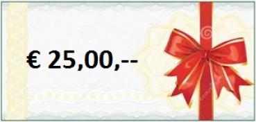 Cadeaubon a'  € 25,00